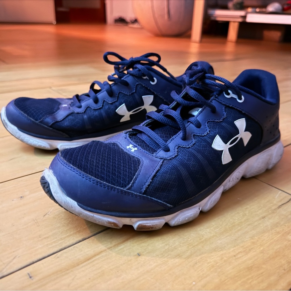 Under Armour Navy Blue Athletic Sneakers